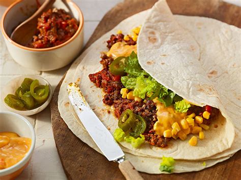 tortilla hackfleisch salat