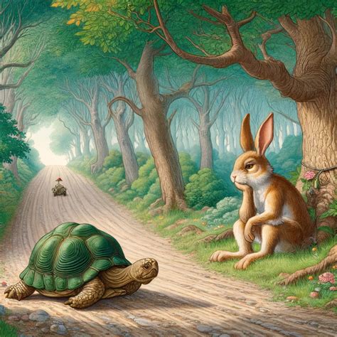 tortoise and the hare picture sequence