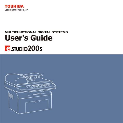 Full Download Toshiba E Studio 200 Service Manual File Type Pdf 