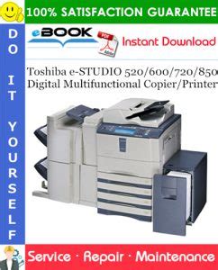 Read Toshiba Estudio 520 600 720 850 Full Service Manual 
