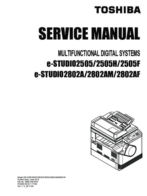 Full Download Toshiba Studio 28 Service Manual 