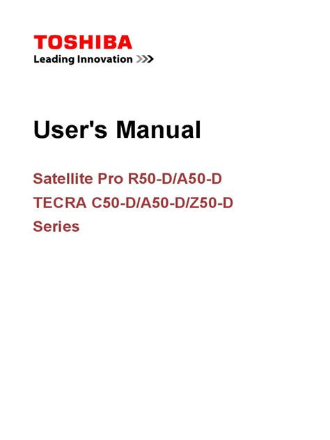 Download Toshiba User Guides 
