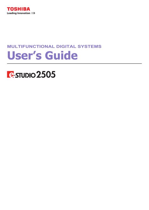 Download Toshiba Users Guide 