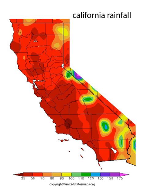 total california rainfall