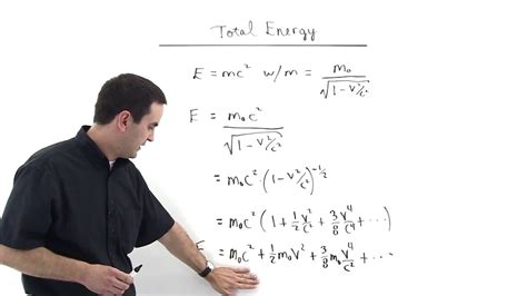 Total Energy Of Particle