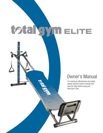 total gym elite manual