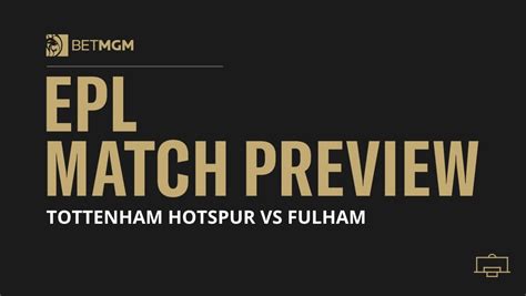 tottenham vs fulham | Kt qu thng k H2H Tottenham v