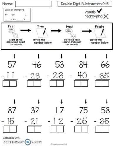 Touch Math Addition And Subtraction Youtube Touch Math Subtraction - Touch Math Subtraction