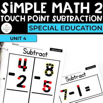 Touch Point Subtraction Teaching Resources Tpt Touch Math Subtraction Worksheets - Touch Math Subtraction Worksheets