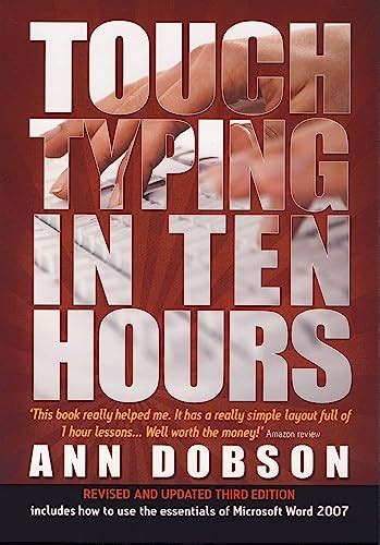 Read Online Touch Typing In Ten Hours 3Rd Edition 