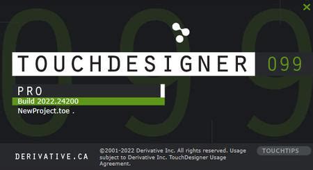 touchdesigner 2022.33910