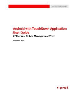 Read Touchdown App User Guide 