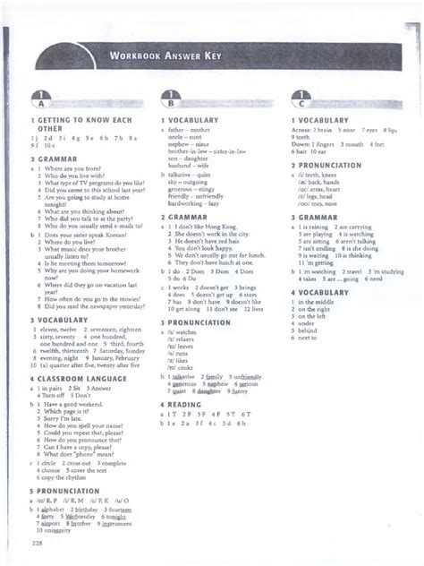 Touchstone 2 Workbook Key