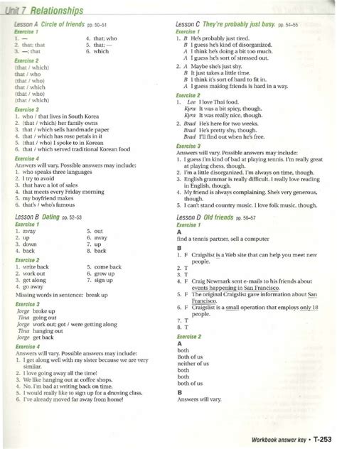 Touchstone 3 Workbook Unit 7