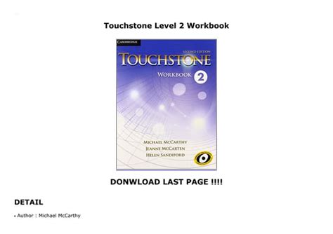 touchstone level 2 scope and sequence