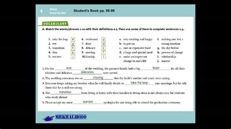 Touchstone Workbook Unit 8