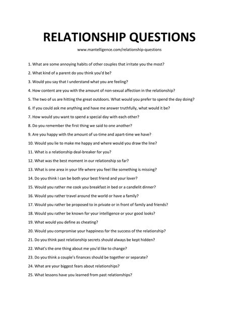 tough questions to answer dating