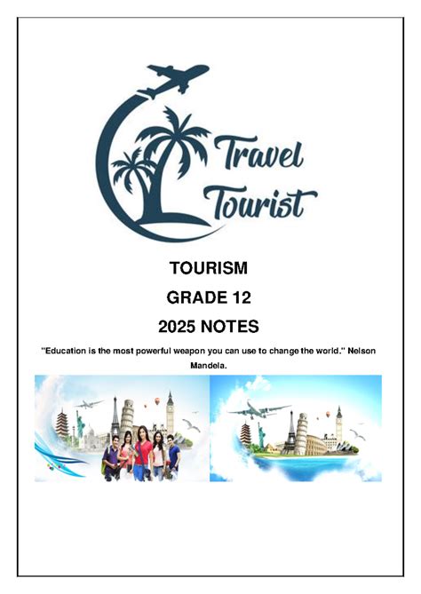 Tourism Grade 12 Study