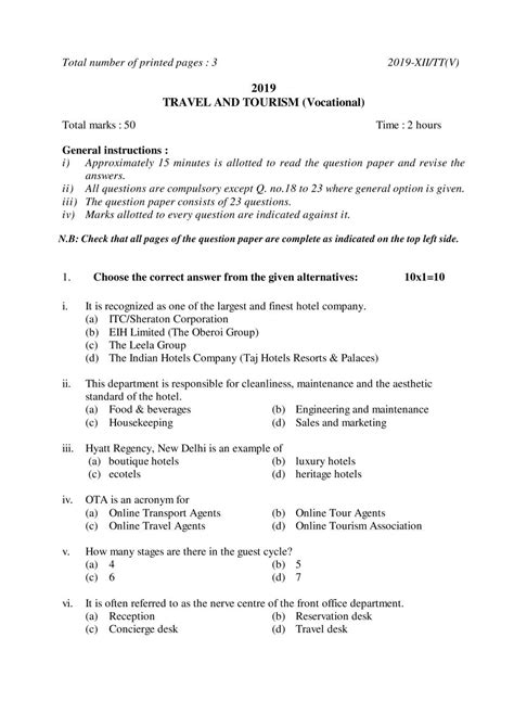 Full Download Tourism Exam Papers Grade 12 2012 