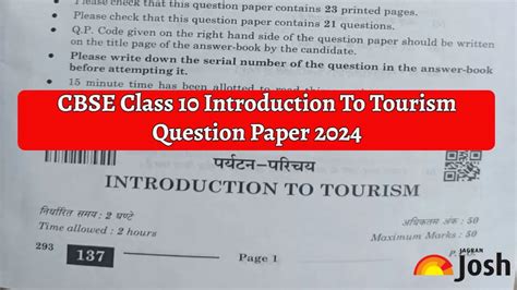 Read Online Tourism Question Paper 