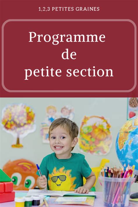 Tout Le Programme Petite Section 3 4 Ans