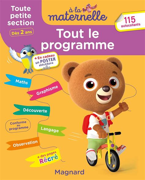 Tout Le Programme Toute Petite Section 2 3 Ans