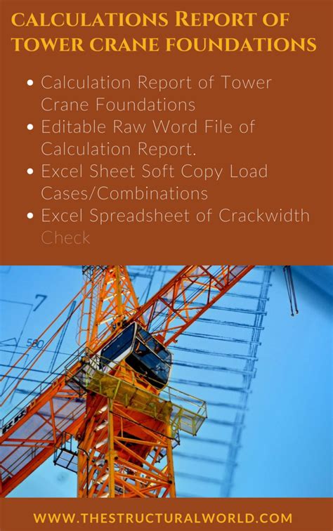 Tower Crane Foundation Design Calculation Example
