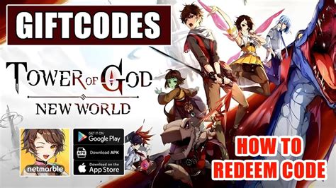 tower of god new world redeem code