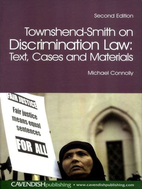 Read Online Townshend Smith On Discrimination Law Text Cases And Materials 
