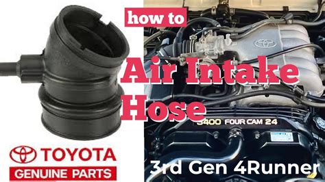 toyota 4runner intake plenum hose diagram v6