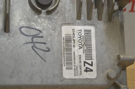 Toyota Corolla Engine Control Computers Daigram