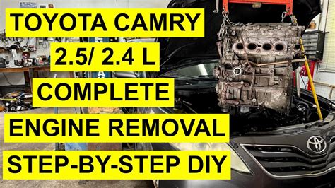 Toyota Engine Removal Procedure