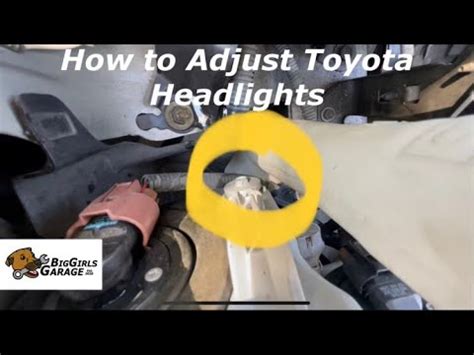 Read Toyota 2006 Rav4 Headlight Adjustment 