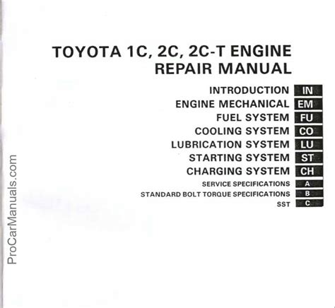 Download Toyota 2C Diesel Engine Service Manual 