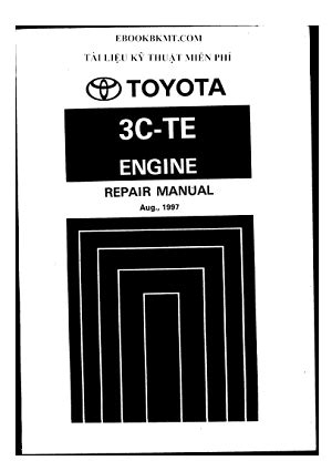 Download Toyota 3C Te Engine Repair Manual 