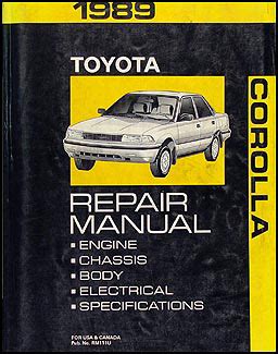 Read Online Toyota Corolla 1989 Repair 