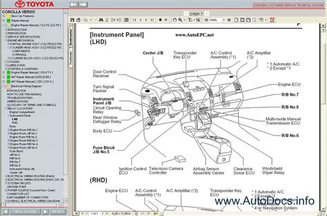 Download Toyota Corolla Engine Control Computers Daigram 