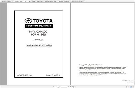 Read Toyota Parts Manuals 