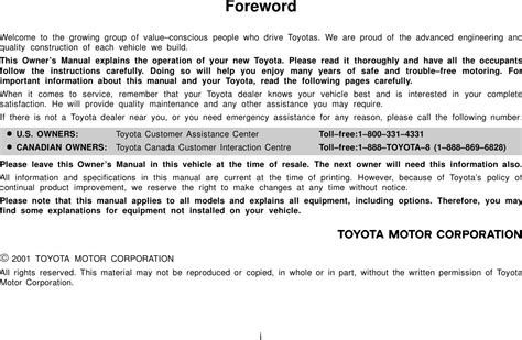 Full Download Toyota Prius User Guide Owners Manual 