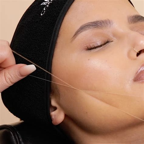 tråda ansiktet lyft