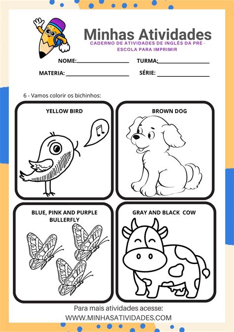 Trabalhinhos De Ingles