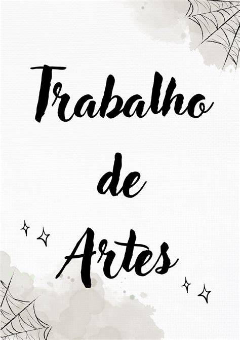 Trabalho De Artes Capa