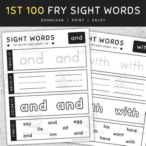 Trace And Write Sight Words Fry 8th 100 Sight Word Trace Worksheet - Sight Word Trace Worksheet