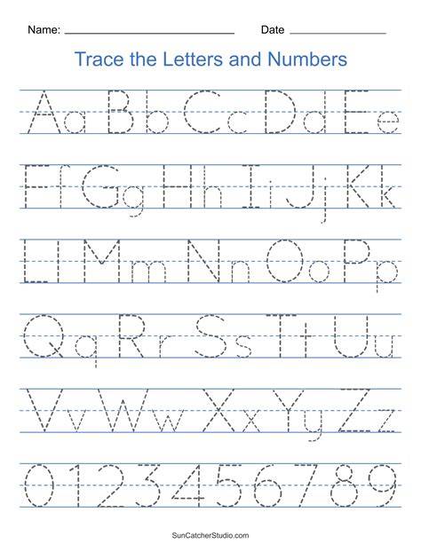 trace writing font beginners alphabet