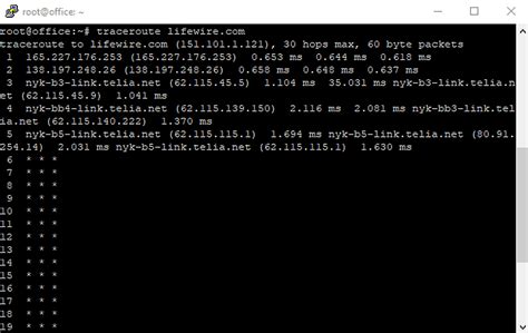 traceroute command in suse linux