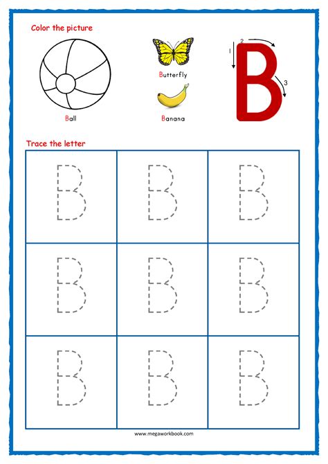 Tracing Letter B Letter B Tracing Sheet Traceable Letter B Tracing Sheet - Letter B Tracing Sheet