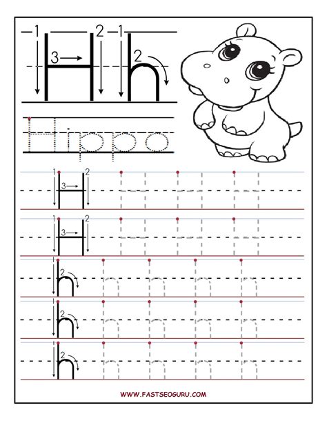 Tracing Letter H Preschool Letter Tracing Worksheets Letter H Tracing Worksheets Preschool - Letter H Tracing Worksheets Preschool