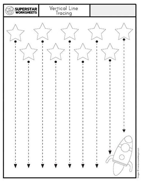 Tracing Lines Worksheet Superstar Worksheets Preschool Line Tracing Worksheets - Preschool Line Tracing Worksheets