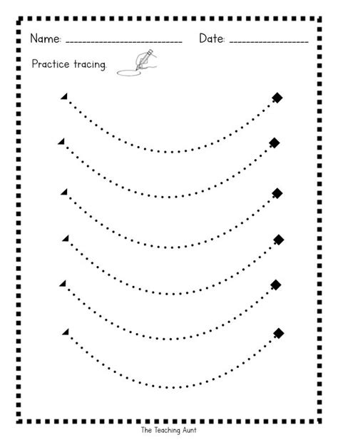 Tracing Lines Worksheets The Teaching Aunt Tracing Lines Worksheets For Preschool - Tracing Lines Worksheets For Preschool