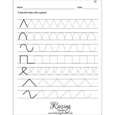 Tracing Lines Worksheets You Wish You Had Readcountcraft Trace Worksheet Pyramid Preschool - Trace Worksheet Pyramid,preschool